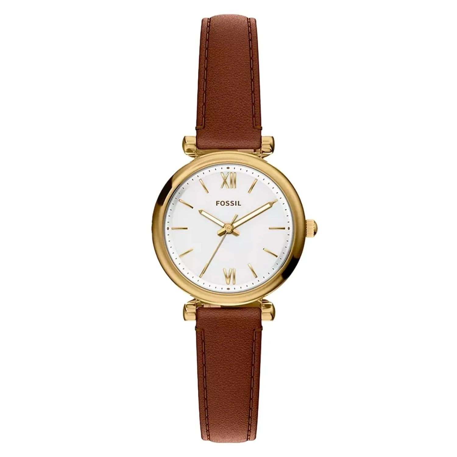 Fossil Womens Carlie White Dial Watch Es5464 One Size