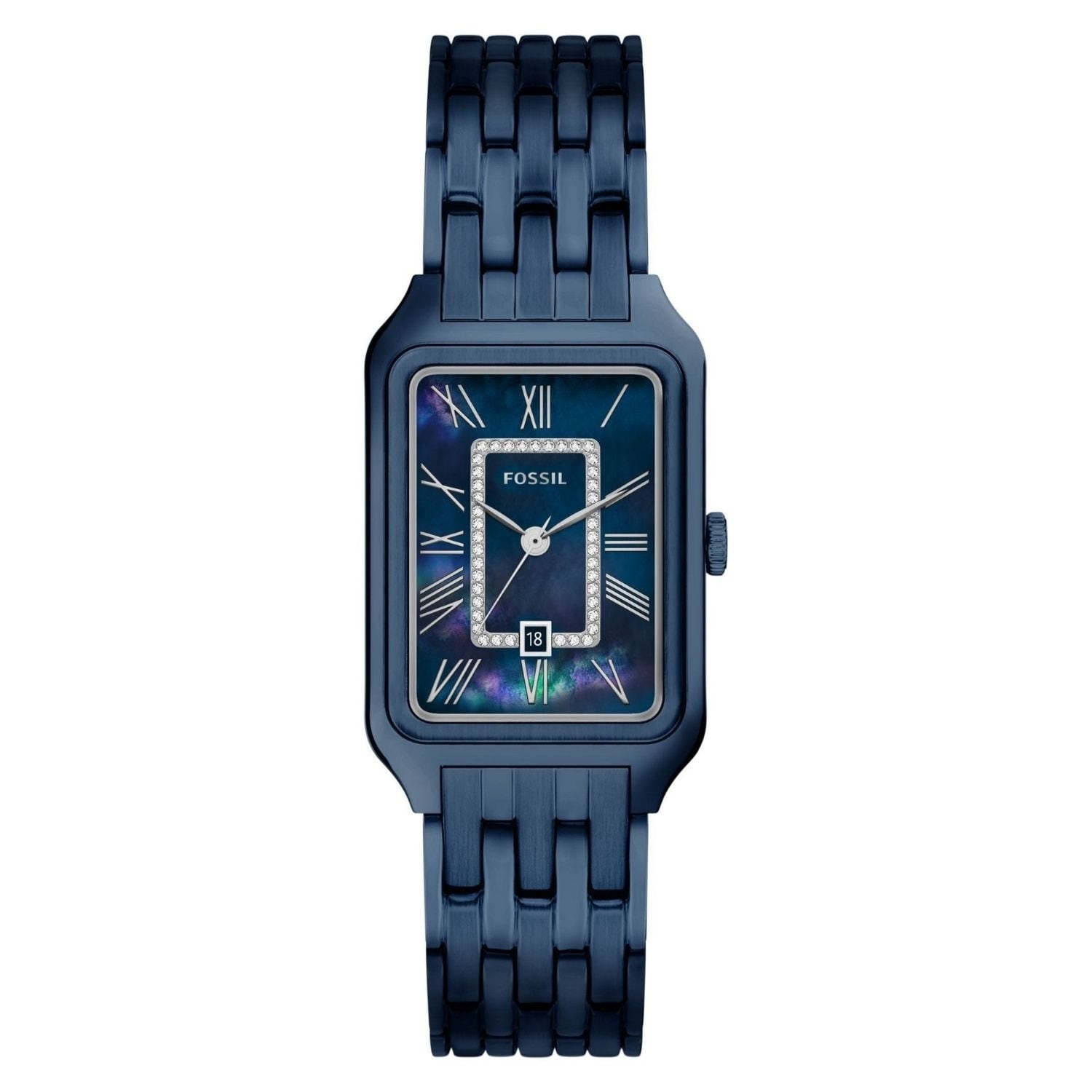 Fossil Womens Raquel Blue Dial Watch Es5479 One Size