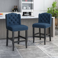 Foxcroft Wingback Counter Stool Set Of 2 By Christopher Knight Home