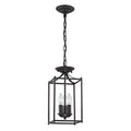 Foyer 7 Inch Wide 3 Light Mini Pendant In Oil Rubbed Bronze 7In W X 7In D X 15In H