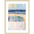 Fractured Horizons No. 1 By Raymond Powers Wood Framed Wall Art Print Svelte Natural