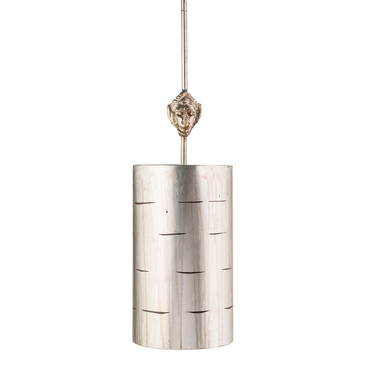 Fragment Distressed Silver Small Pendant By Lucas Mckearn N A