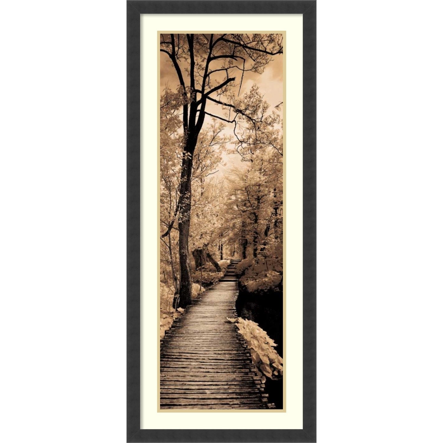 Framed Art Print A Quiet Stroll I By Ily Szilagyi 18 X 42 Inch