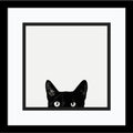 Framed Art Print Curiosity By Jon Bertelli 13 X 13 Inch
