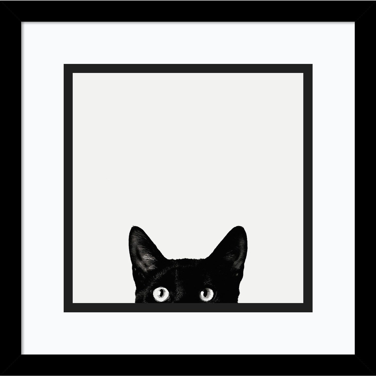 Framed Art Print Curiosity By Jon Bertelli 13 X 13 Inch