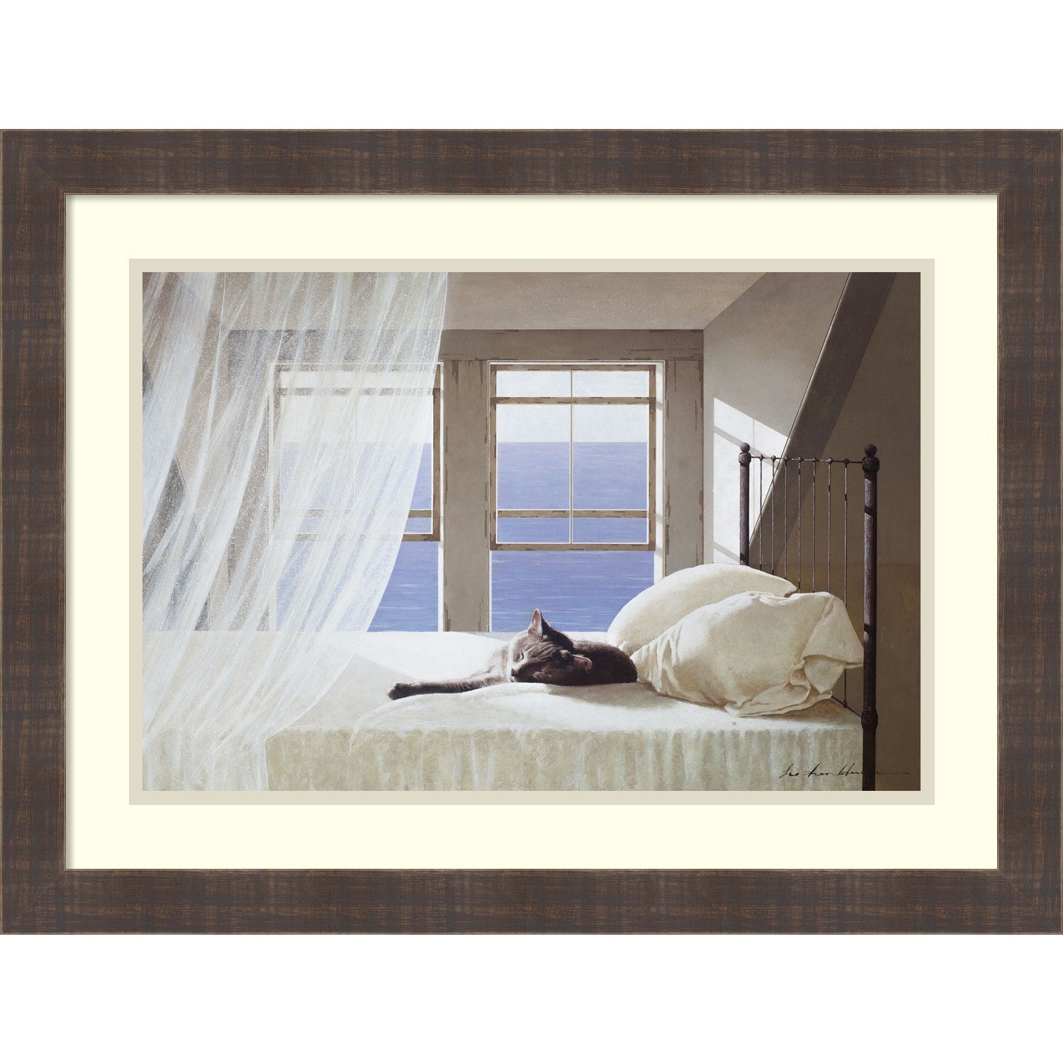 Framed Art Print Nap Time By Zhen Huan Lu 25 X 19 Inch