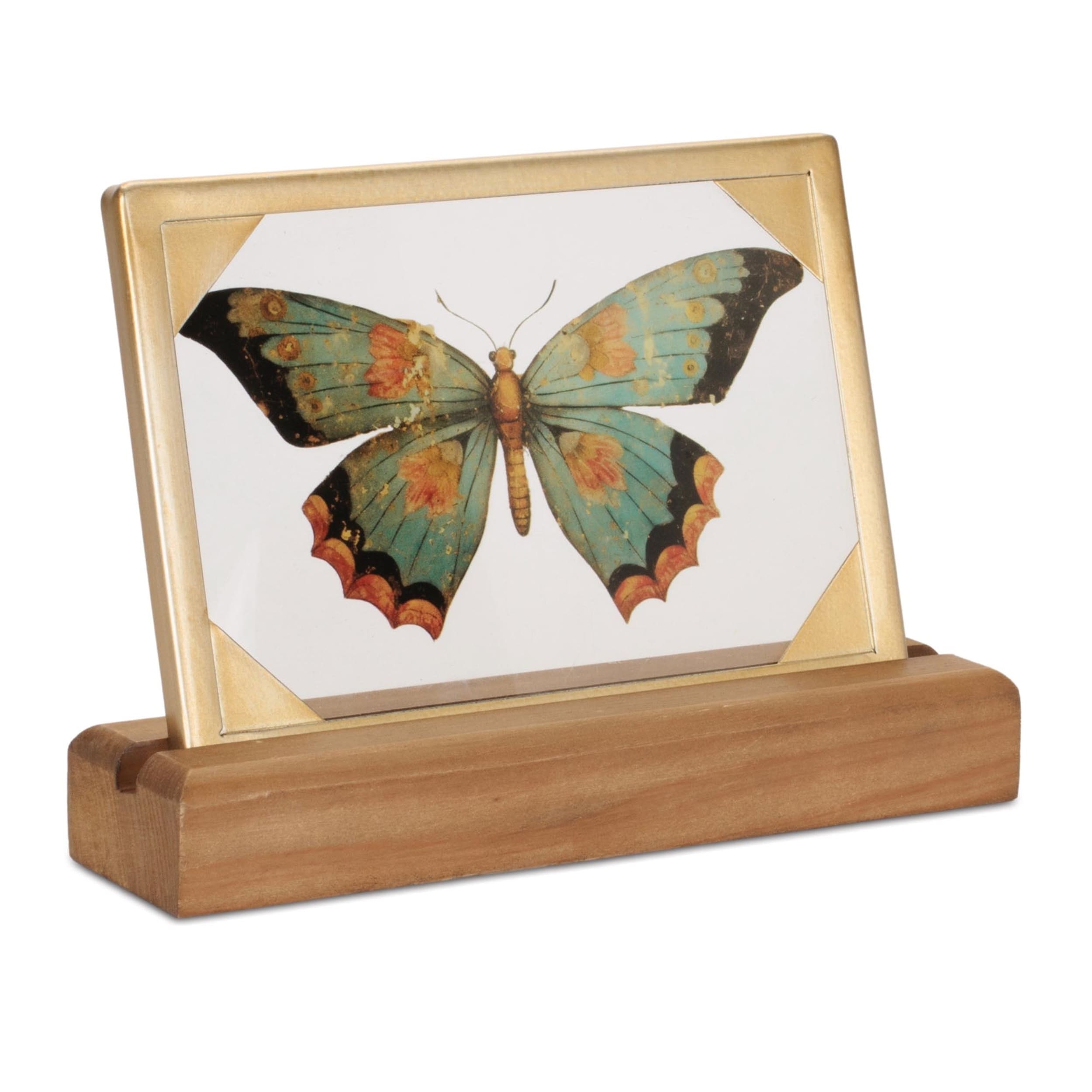 Framed Butterfly Tabletop Decor 9 L