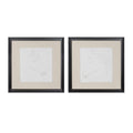 Framed Horse Wall Plaque Set Of 2