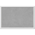 Framed Magnetic Board Choose Your Custom Size Blanco White Wood