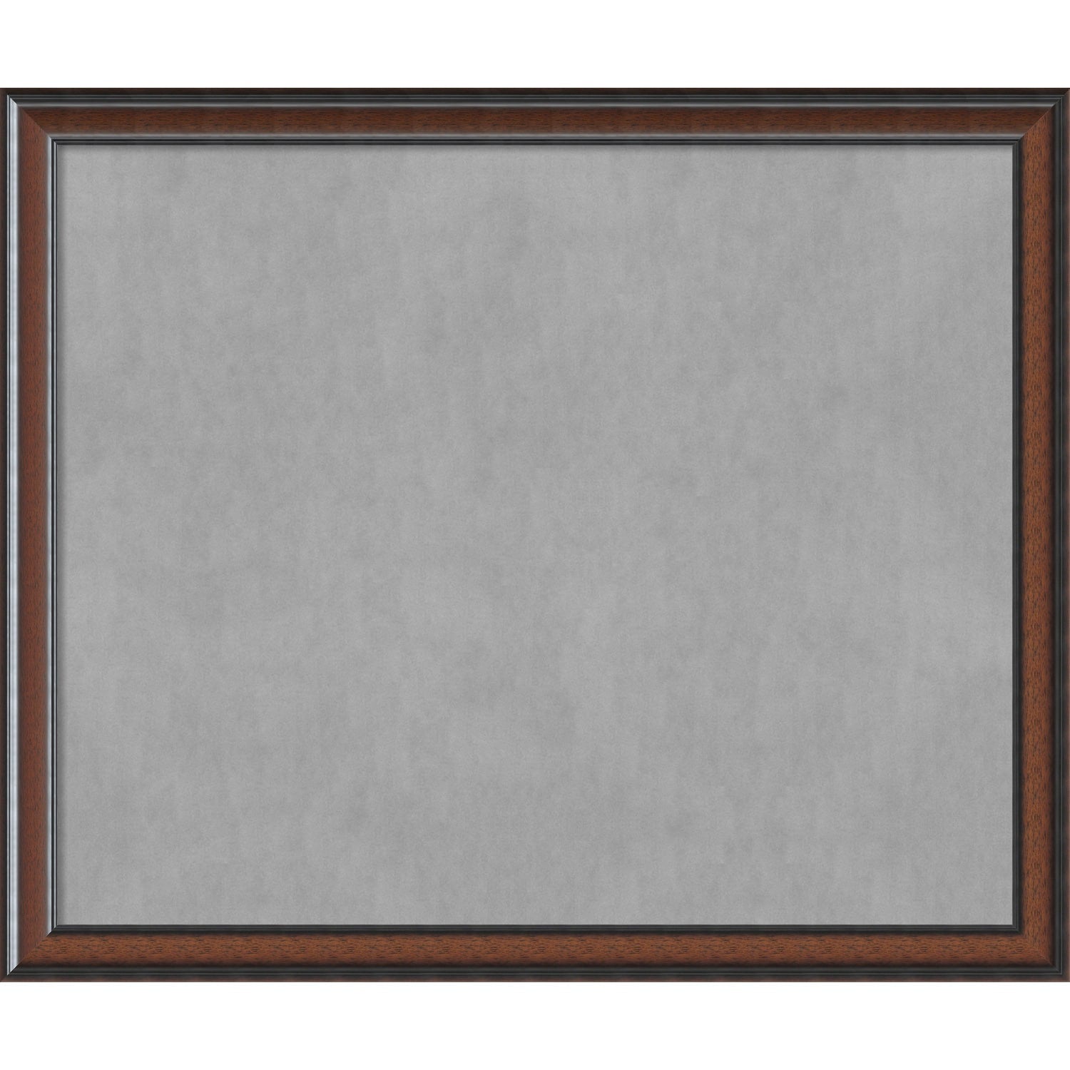 Framed Magnetic Board Choose Your Custom Size Cyprus Walnut Wood