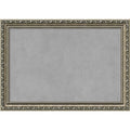 Framed Magnetic Board Choose Your Custom Size Parisian Silver Wood