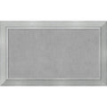 Framed Magnetic Board Choose Your Custom Size Romano Silver Wood