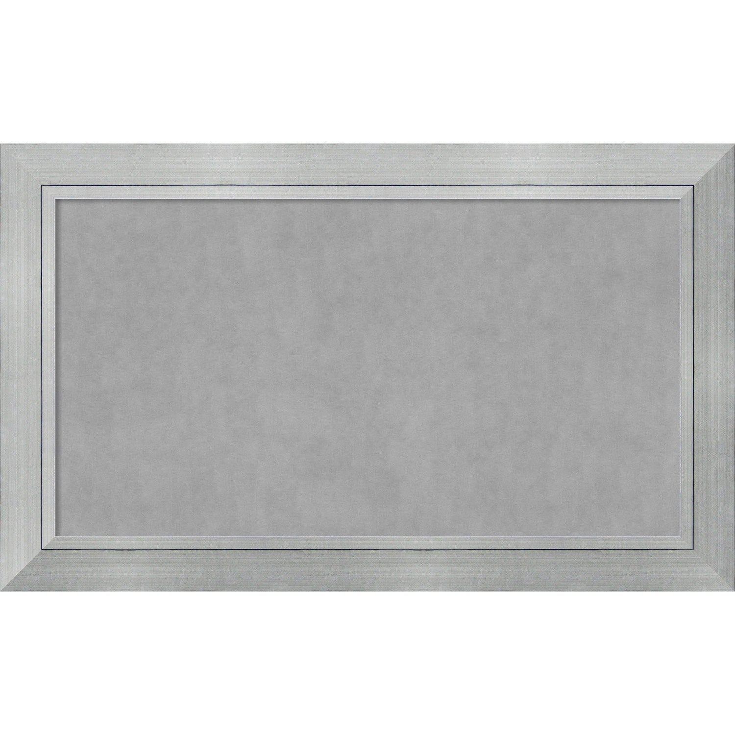 Framed Magnetic Board Choose Your Custom Size Romano Silver Wood