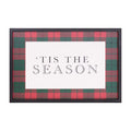 Framed Plaid Tis The Season Print 15.5 L