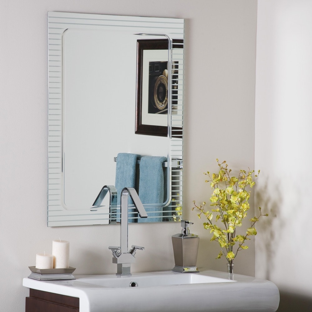 Frameless Deco Mirror