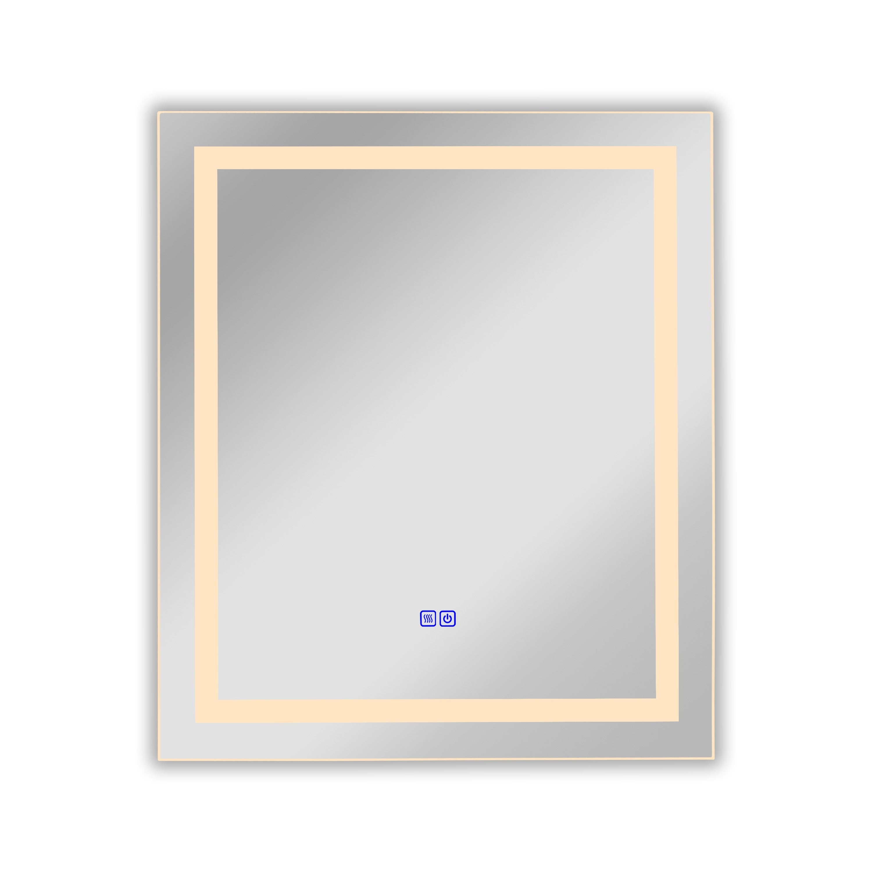 Frameless Wall Mounted Led Bathroom Mirror
