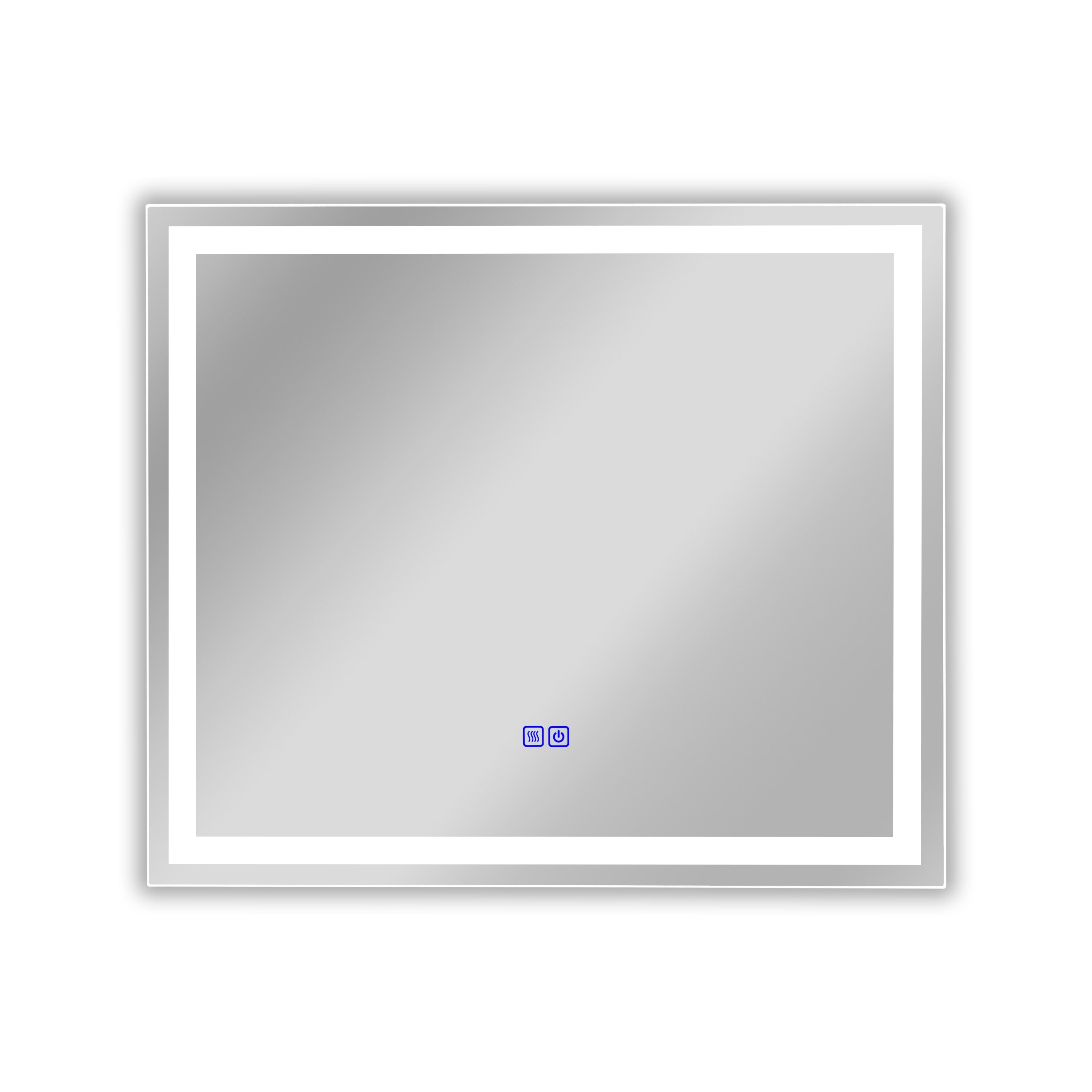 Frameless Wall Mounted Led Bathroom Mirror