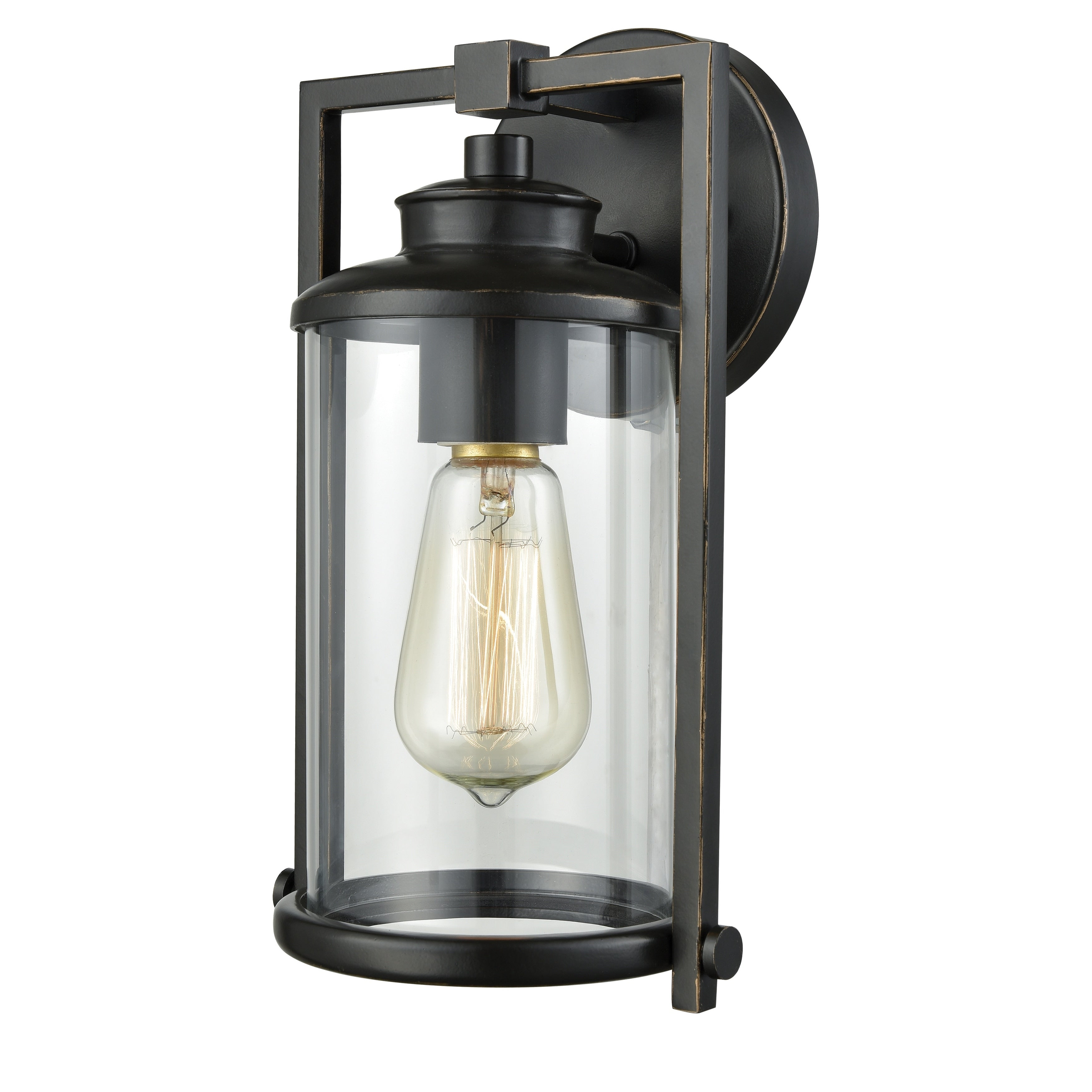 Frampton 11 High 1 Light Outdoor Sconce Aged Bronze 11 Inch Tall