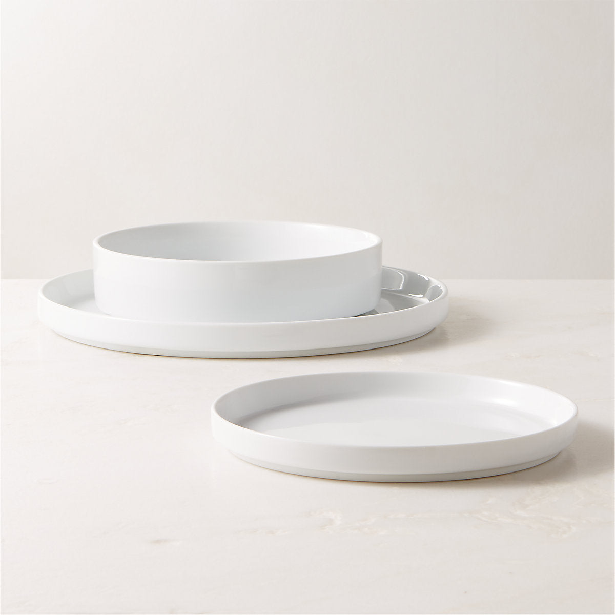 Frank White Dinner Plates Set of 8