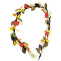 Fraser Hill Farm 9 Ft Fall Harvest Garland Decor With Corn Husks Pumpkins And Pine Cones Multi