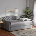 Silver Orchid Titus Contemporary Daybed With Trundle