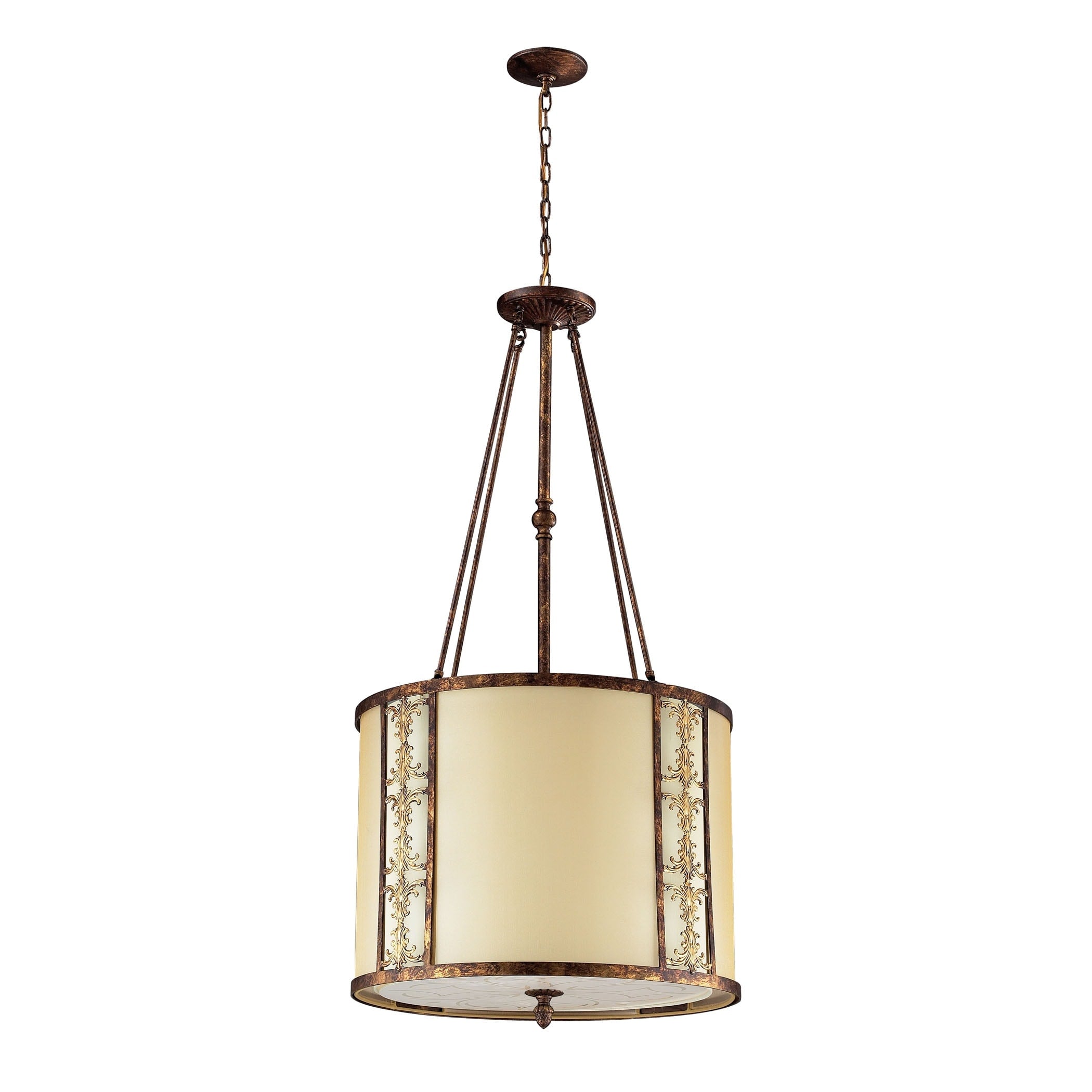 Frederick 23 Inch Wide 8 Light Pendant In Spanish Bronze 23In W X 23In D X 46In H