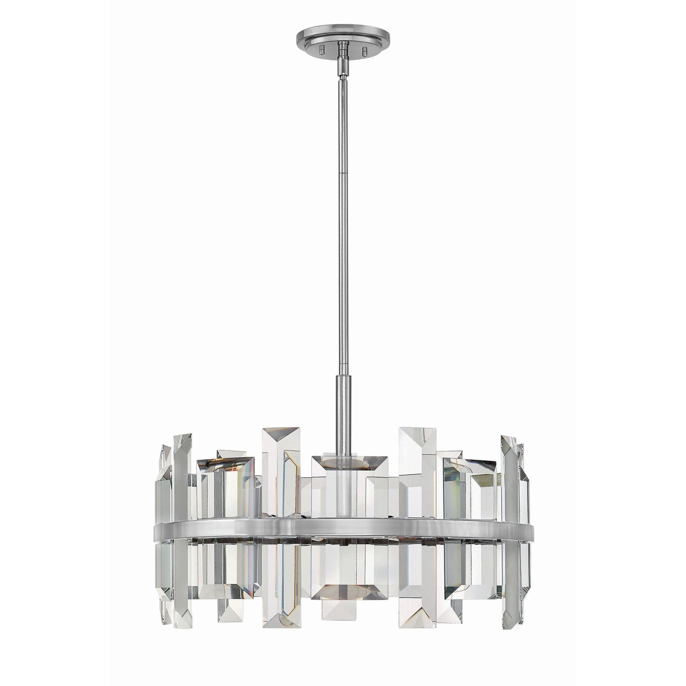 Fredrick Ramond Odette 6 Light 24 Wide Drum Chandelierwith Emerald
