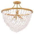 Fredrick Ramond Fr41591 Myra 6 Light 24 Wide Semi Flush Bowl Ceiling