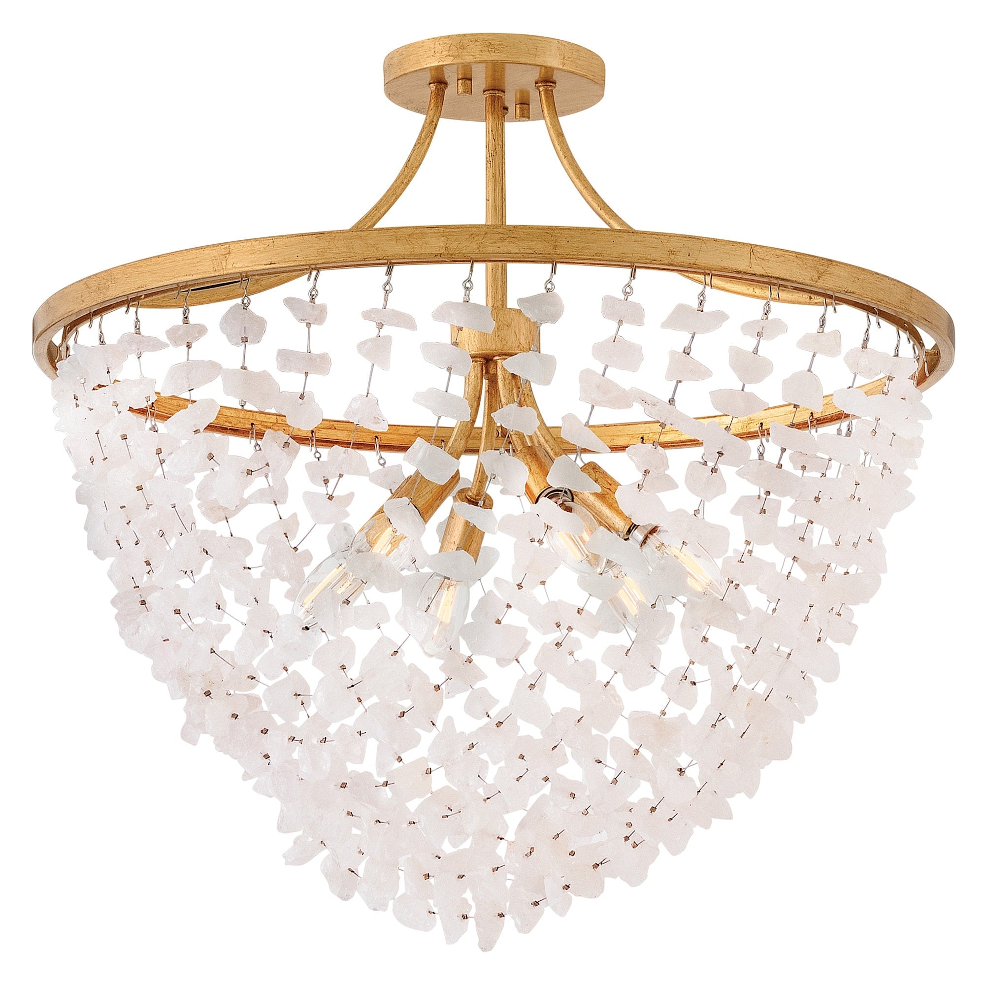Fredrick Ramond Fr41591 Myra 6 Light 24 Wide Semi Flush Bowl Ceiling