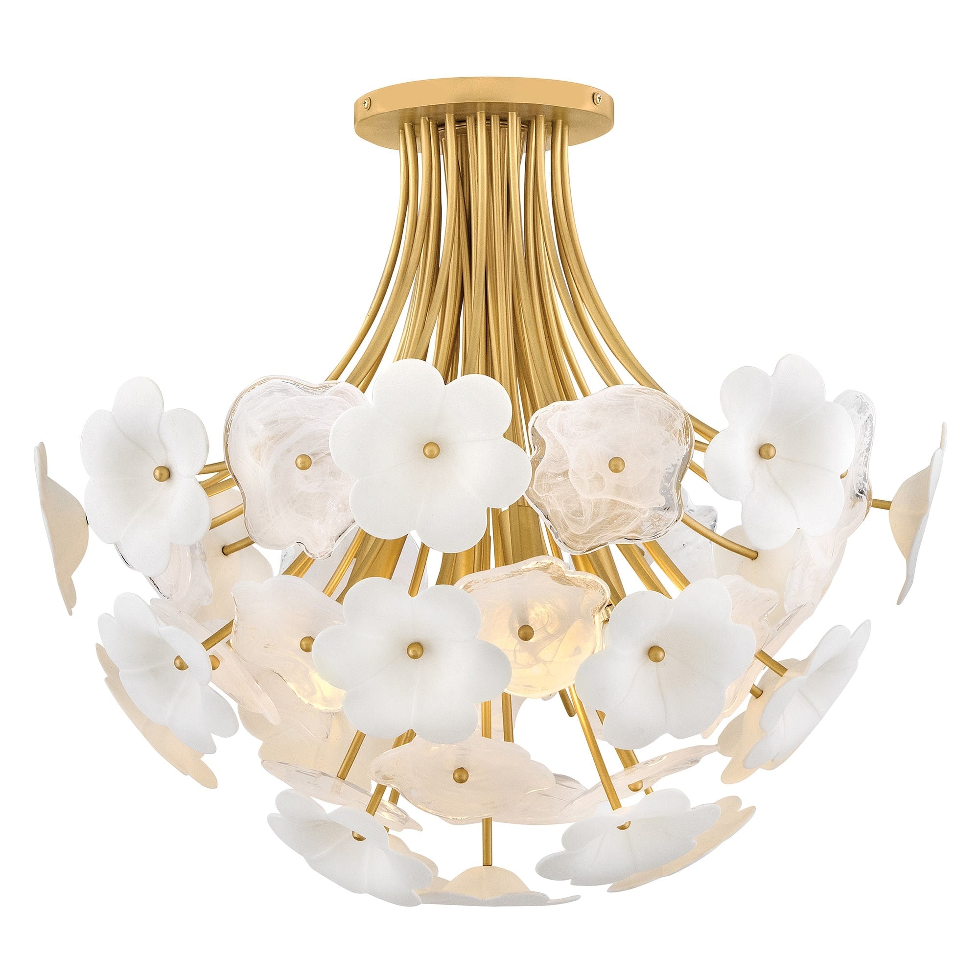 Fredrick Ramond Fr41961 Marianne 4 Light 22 Wide Semi Flush Ceiling