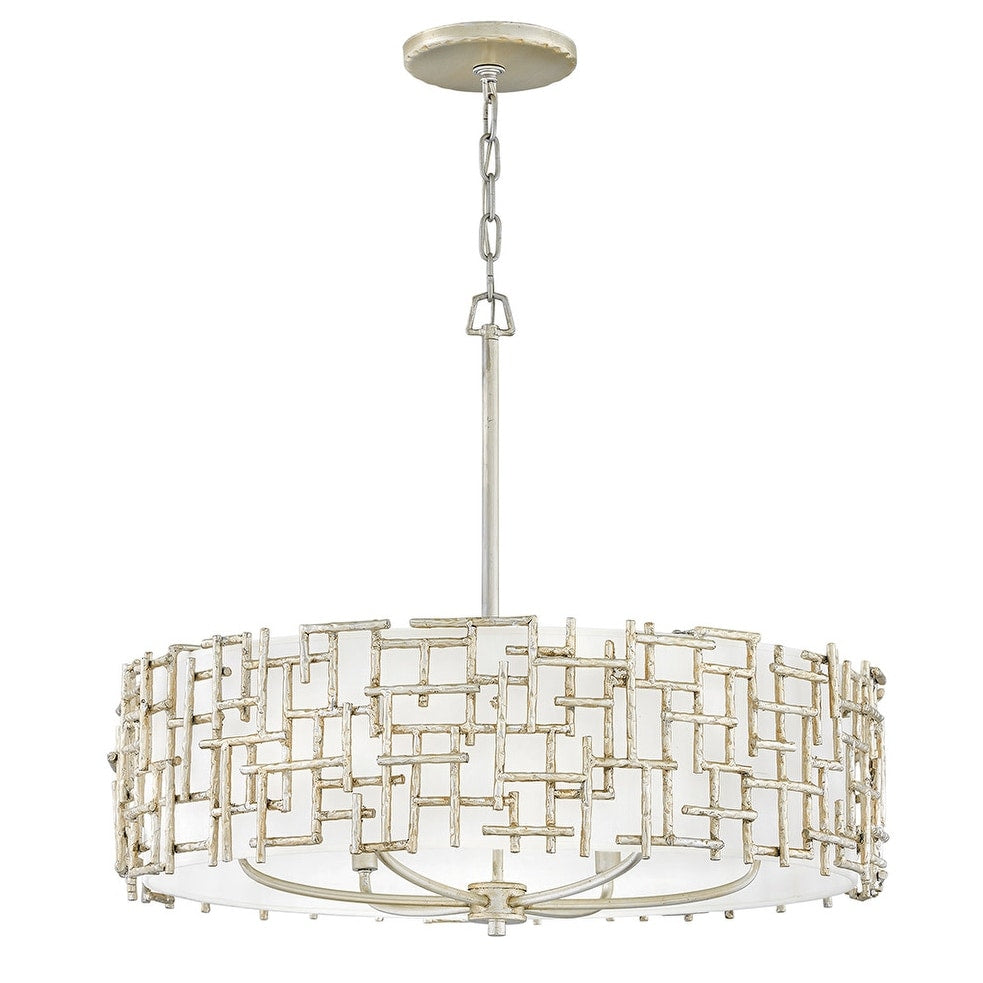 Fredrick Ramond Fr33104Slf Farrah 6 Light 28 Wide Drum Chandelier