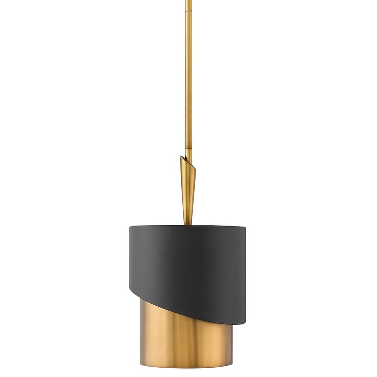 Fredrick Ramond Gigi Single Light 10 Wide Mini Pendant Heritage Brass
