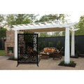 Free Standing Laser Cut Metal Privacy Stand 48 X72 Combo