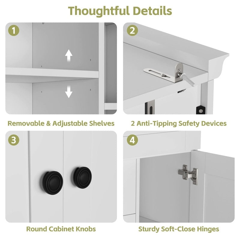 Freestanding 70.9 Tall Kitchen Pantry Cabinet With Large Storage And Wine Racks Built In Workstation For Versatile Use