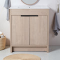 Freestanding Bathroom Vanity With 2 Soft Close Cabinet Doors Adjustable Shelf Plywood Base Kd Packing Vanity Only