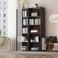 Freestanding Display Cube Bookshelf Double Row Multi Purpose Storage Rack Simple Clothing Storage Cabinet