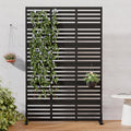Freestanding Outdoor Metal Privacy Screen Decorative Patio Divider Fence Panel Weatherproof 72 H X 47 W