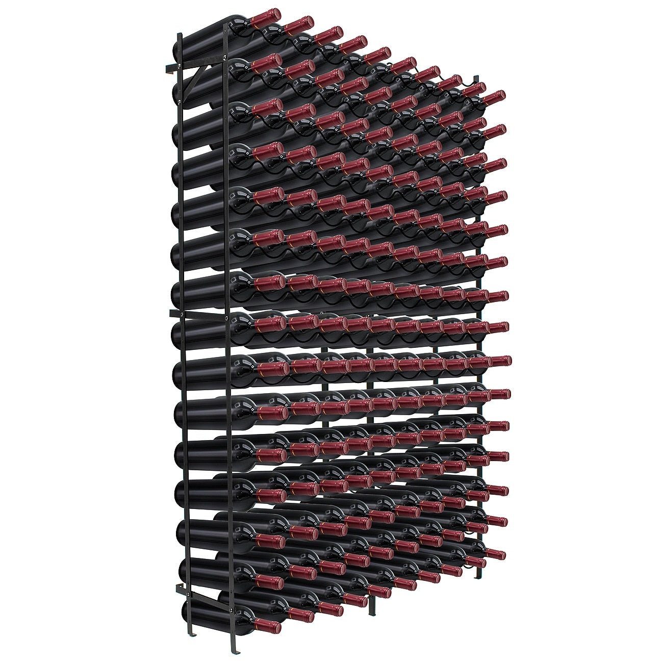 Freestanding Wine Rack 150 Bottles Capacity Black