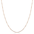 Fremada 10K Rose Gold 0.5 Mm High Polish Box Chain