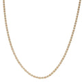 Fremada 10K Tricolor Gold Star Valentino Chain Necklace 16 20 Inches