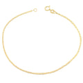 Fremada 10K Yellow Gold Petite Valentino Chain Bracelet 7.5 Inch