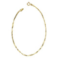 Fremada 10K Yellow Gold 2 Mm Flat Twisted Love Link Bracelet 7.5 Inch