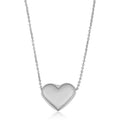 Fremada 14K Gold Charming High Polish Puff Heart Necklace Yellow Gold Or Rose Gold Or White Gold