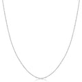 Fremada 14K White Gold 0.7 Mm Round Cable Chain 16 20 Inches