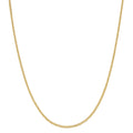 Fremada 14K Yellow Gold 1.4 Mm Square Wheat 18 Inch Chain
