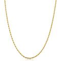 Fremada 14K Yellow Gold 1.5 Mm Solid Rope Chain Necklace 14 30 Inches