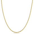 Fremada 14K Yellow Gold 1.7 Mm Solid Rope Chain Necklace 14 36 Inches
