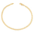 Fremada 14K Yellow Gold 3 Mm High Polish Solid Curb Link Bracelet
