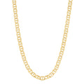 Fremada 14K Yellow Gold 3 Mm Solid High Polish Mariner Link Necklace