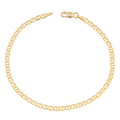 Fremada 14K Yellow Gold 3.5 Mm Solid High Polish Mariner Link Bracelet